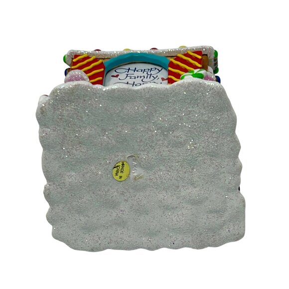 Gingerbread House Ornament/Trinket Box & Photo Holder 2005 by‎ Carlton Cards - Picture 9 of 14